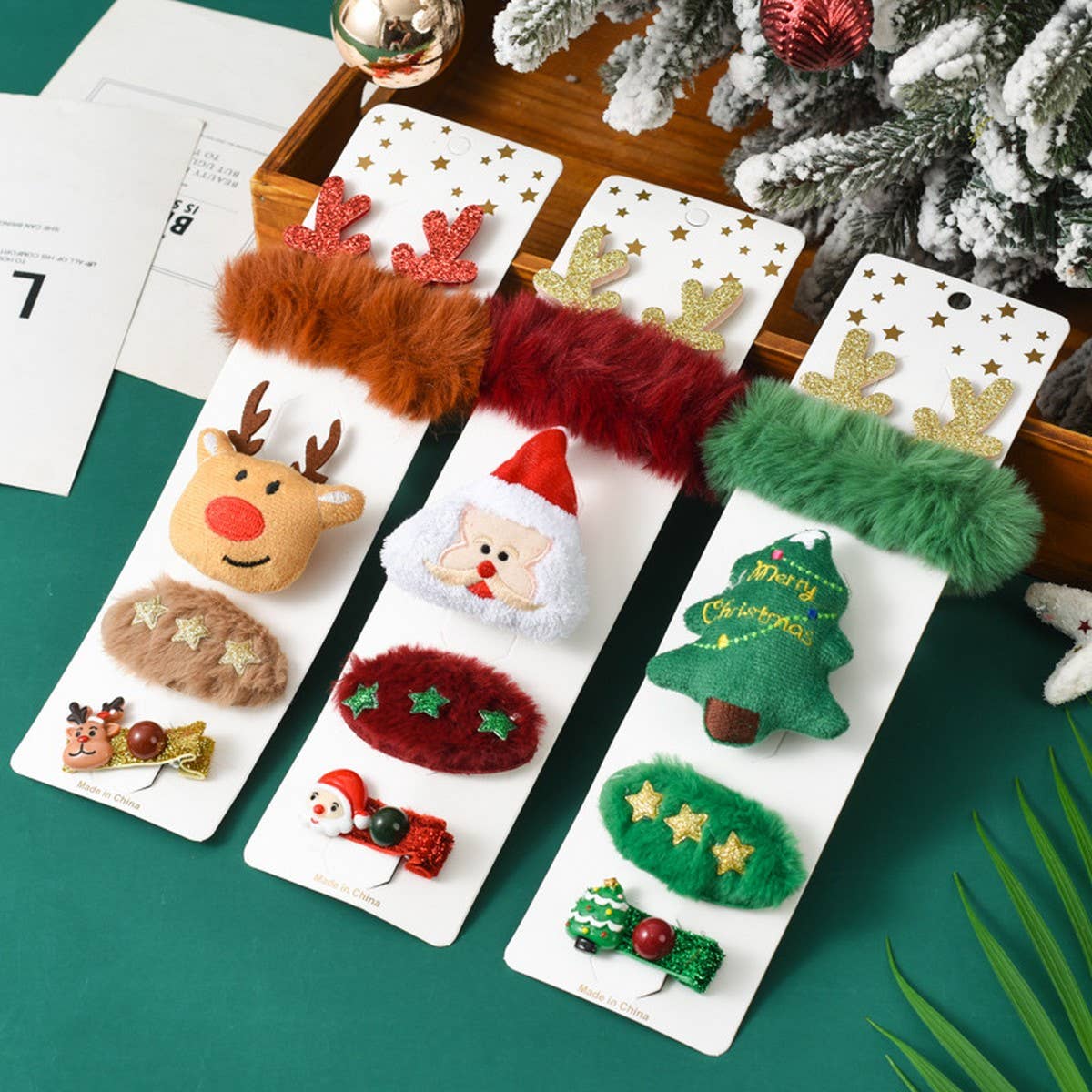 CHRISTMAS GIFT BROOCH HAIR ACCESSORIES HAIRPIN