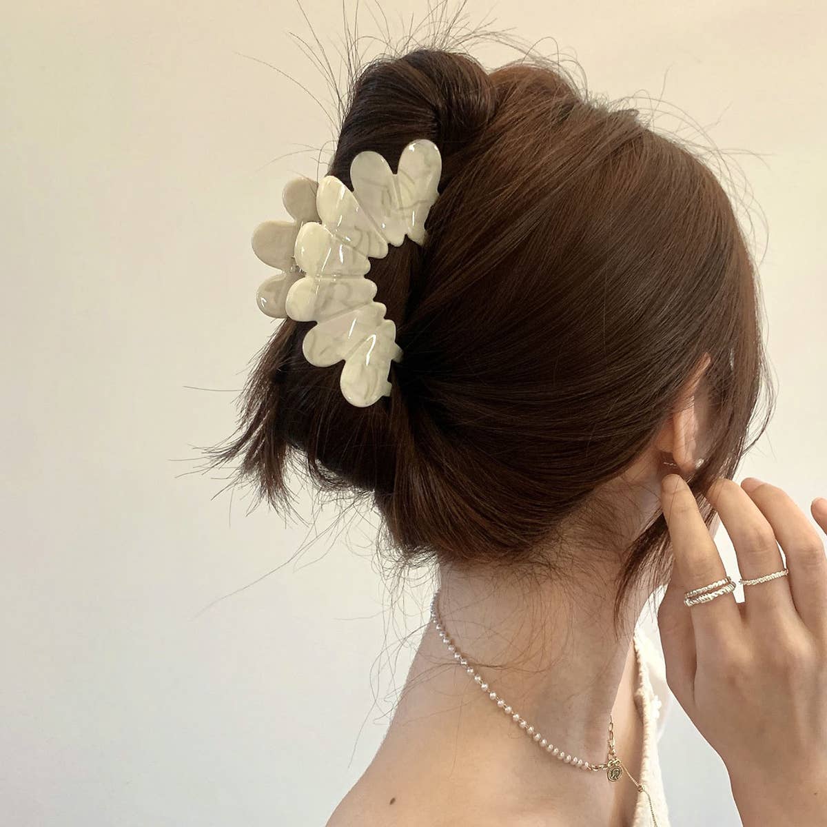 FLOWER HIGH-END SIMPLE PETAL HAIRPIN