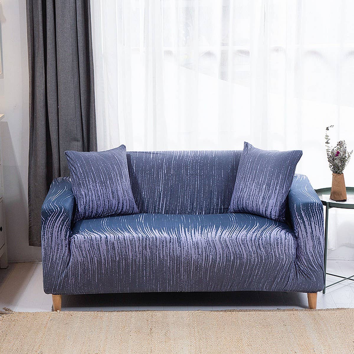 Stretch Sofa Cover, Full Wrap for All Seasons_CWMM8313