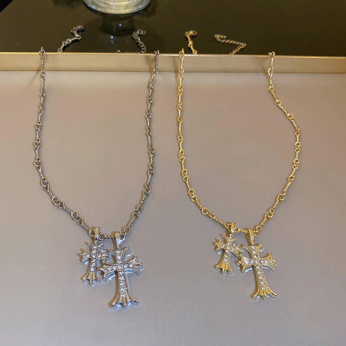 TEMPERAMENT CROSS NECKLACE
