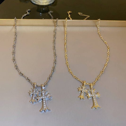 TEMPERAMENT CROSS NECKLACE