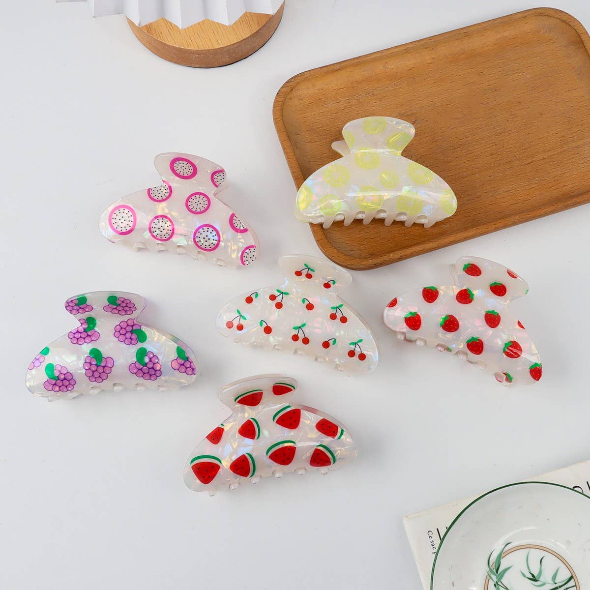 Fruit PVC Hair Claw - Fall Winter Hot-Selling Clip_CWAHA1274