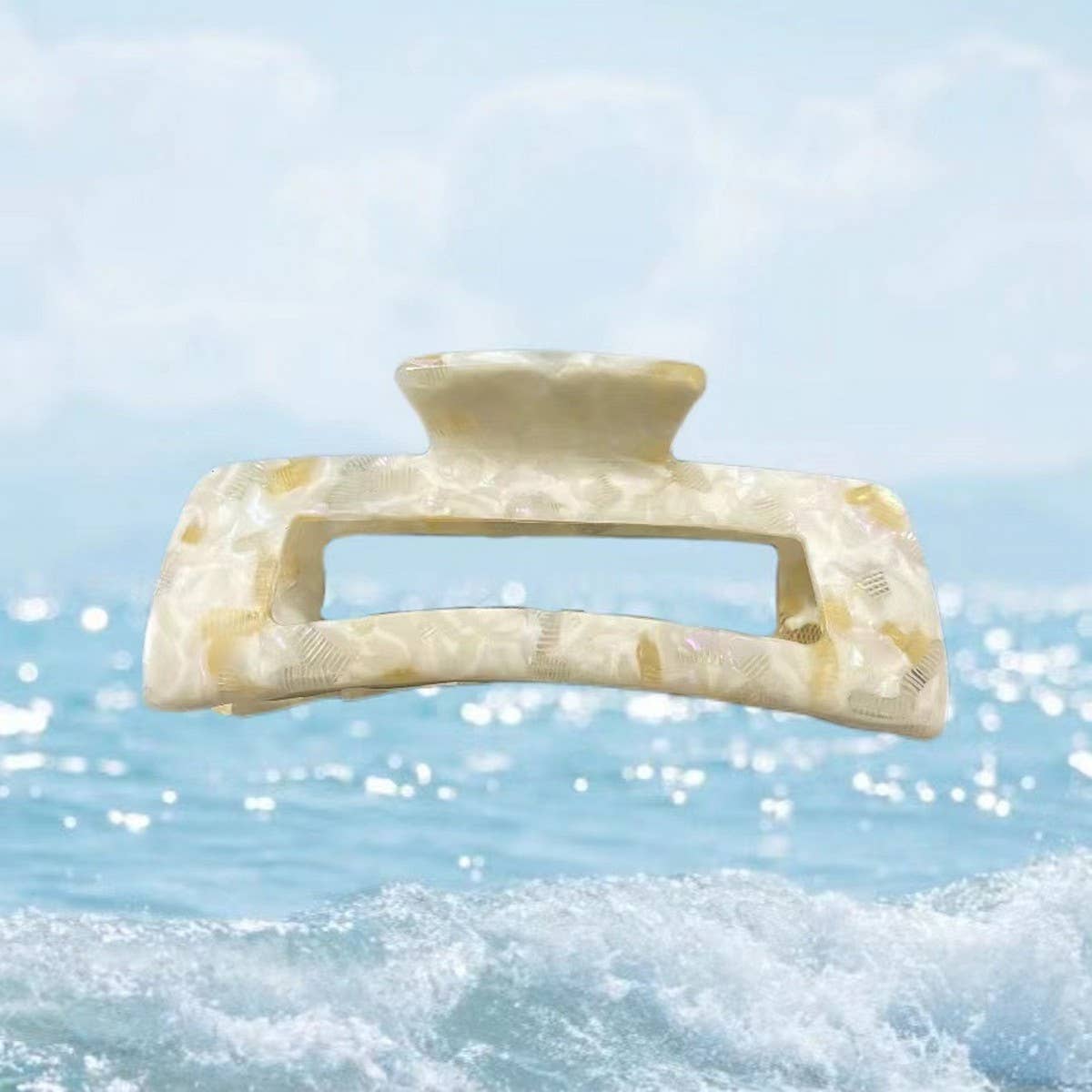 CWAHA1576_DELICATE SQUARE FLORAL LARGE HAIR CLAW CLIP