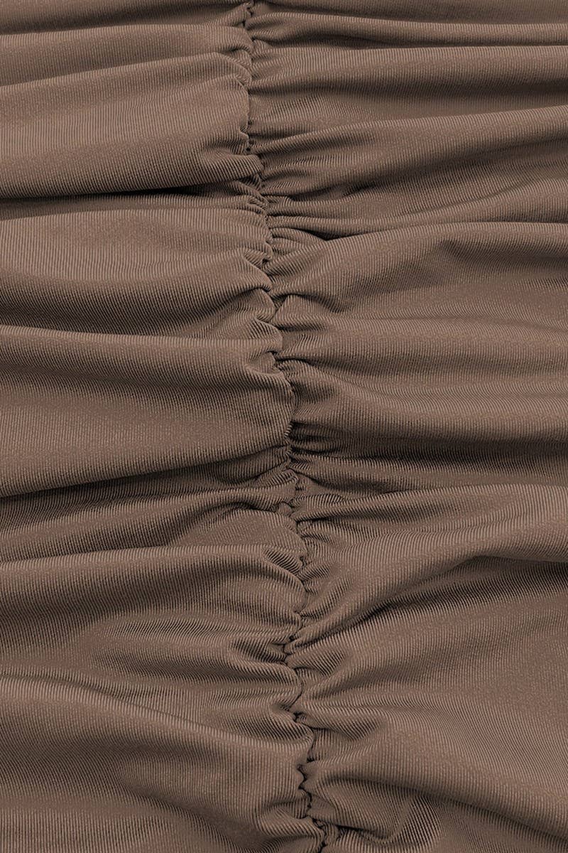 CWBLS0428_SPRING SUMMER HIGH-WAISTED RUCHED MIDI SKIRT