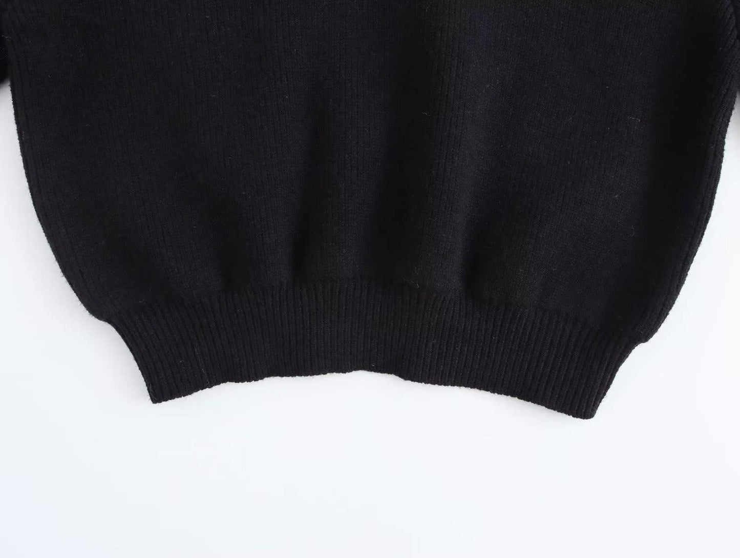 ANIMAL PRINT JACQUARD SWEATER WITH LARGE LAPEL