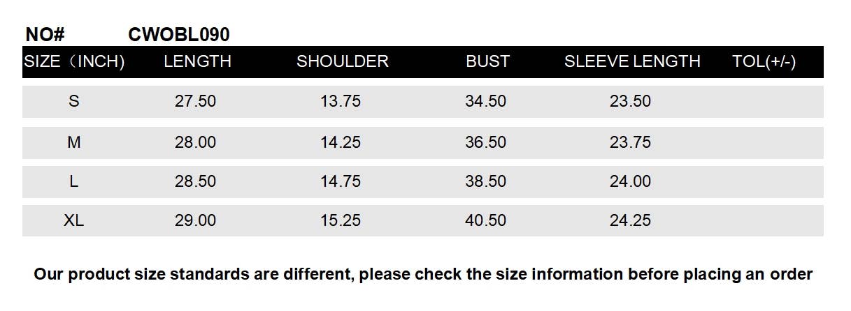 CWOBL090_Casual Work Long Sleeve Open Front Blazer