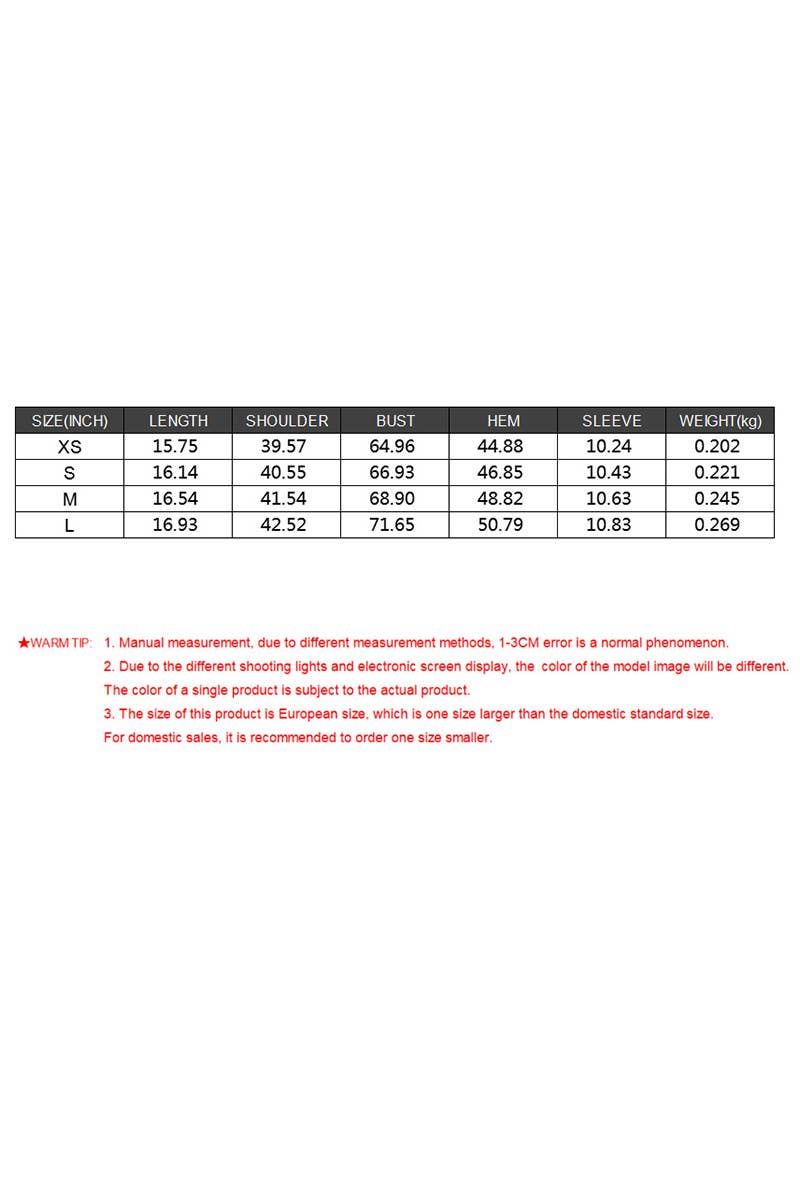 CWTBLL3985_SPORTS SHORT CROPPED ROUND NECK SWEATSHIRT