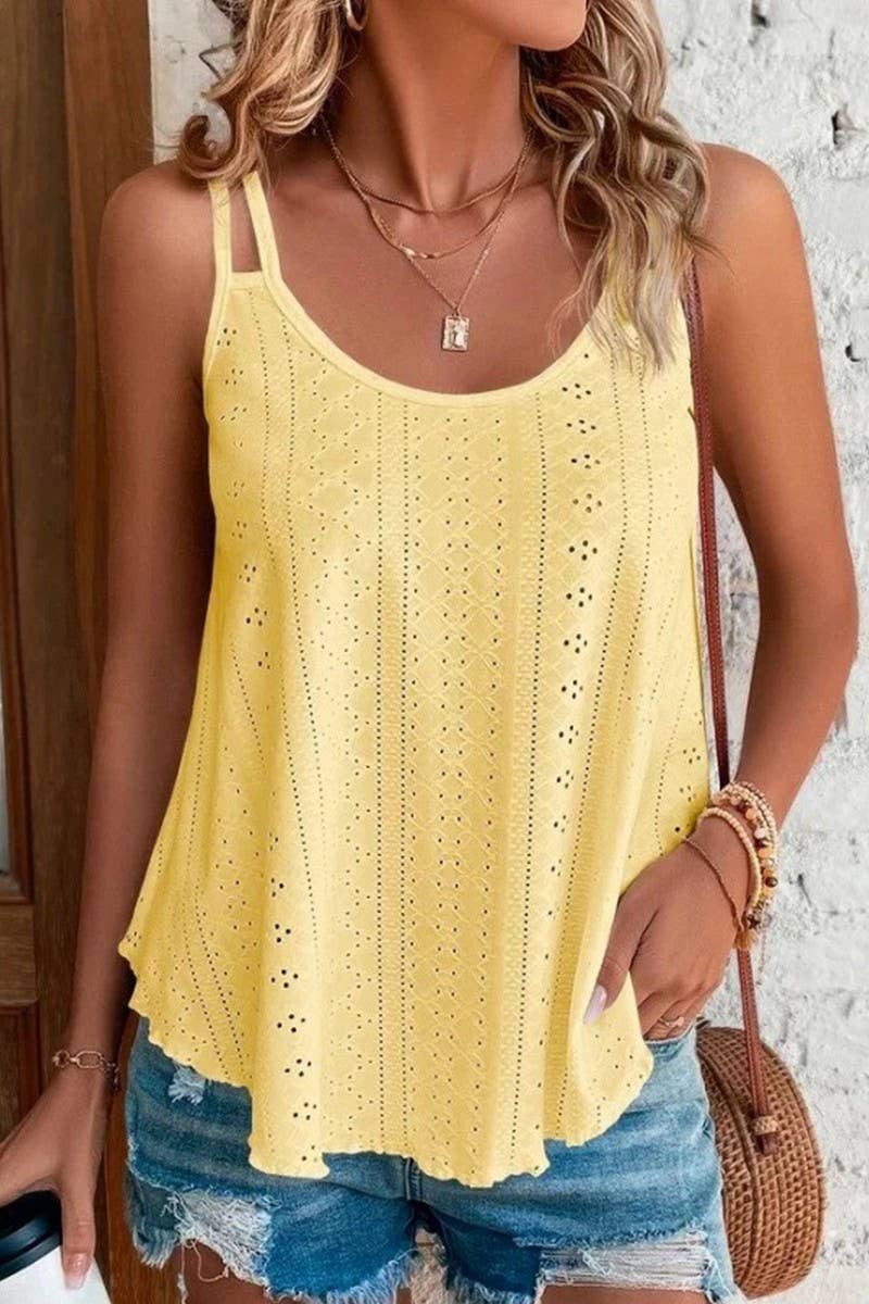 CWTTSL0413_DOUBLE SHOULDER ROUND NECK JACQUARD VEST