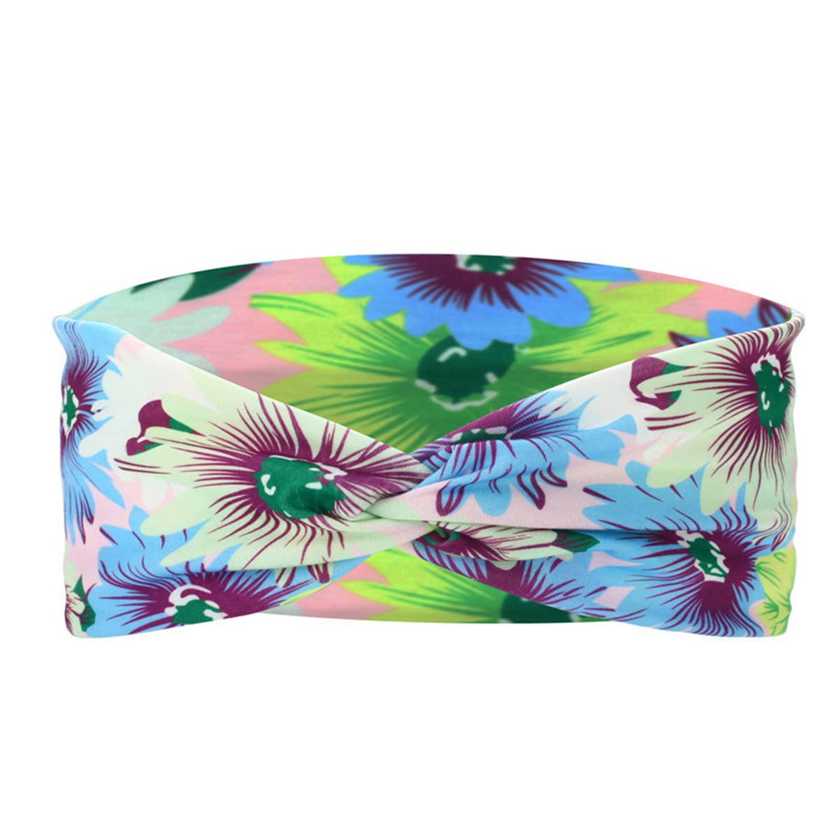 CWAHA6421_KNOTTED CROSS HEADBAND SPORTS HEADBAND