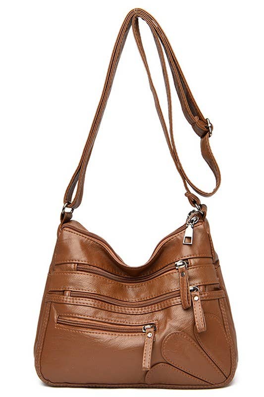 WASHED LEATHER CROSS BORDER SHOULDER BAG_CUAB0058