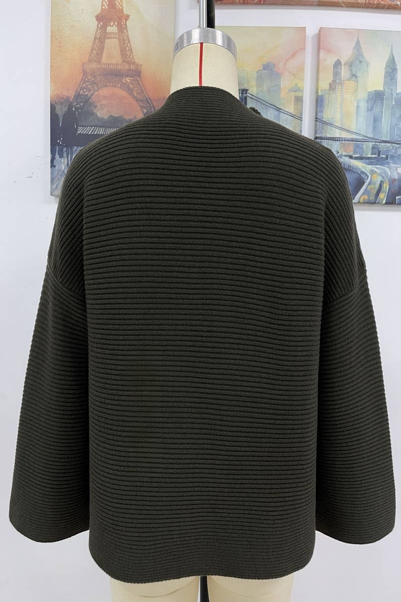 CWTSTL431_Oversized Long Sleeve Crew Neck Pullover Sweater