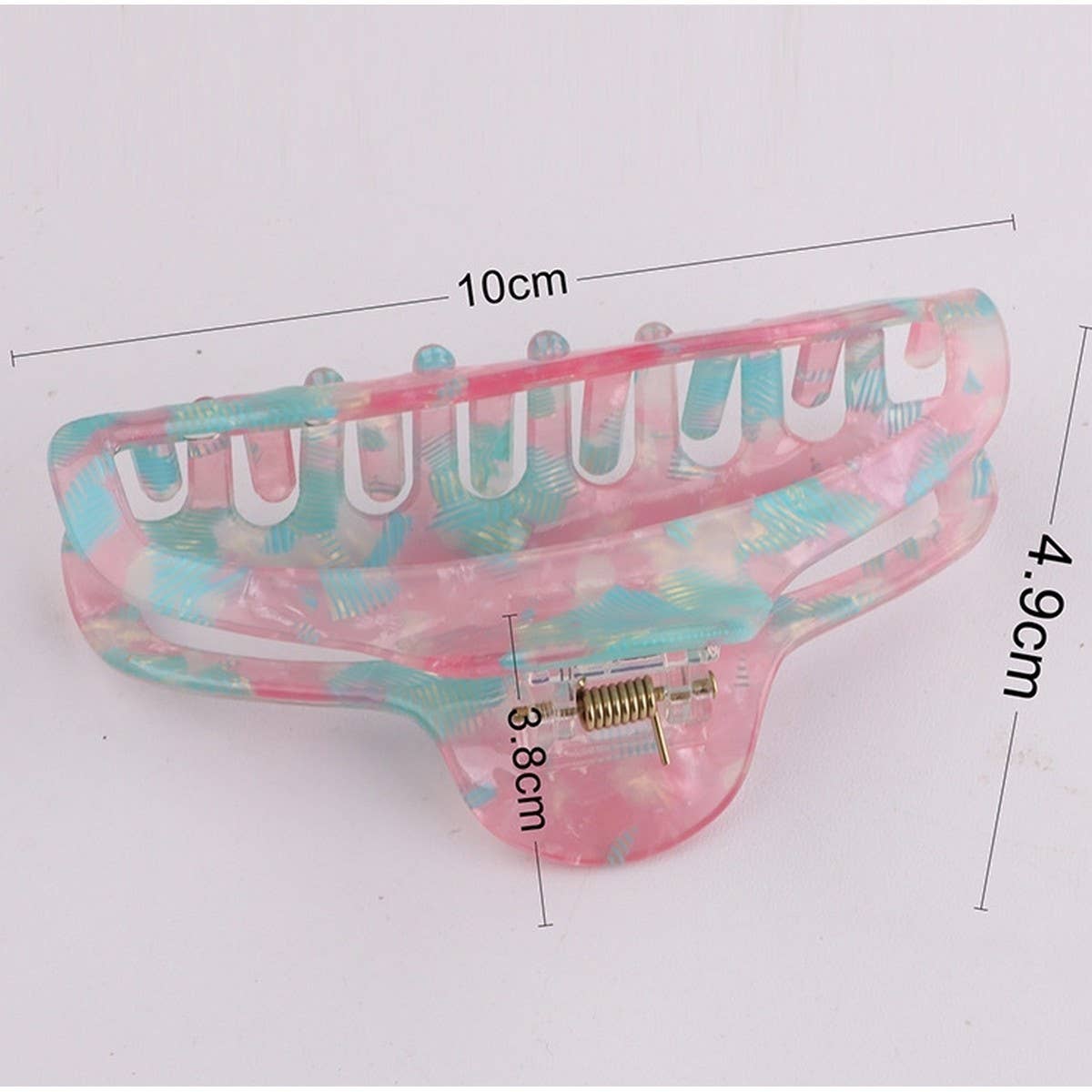 CWAHA1414_MULTICOLOR LARGE HAIR CLAW CLIP