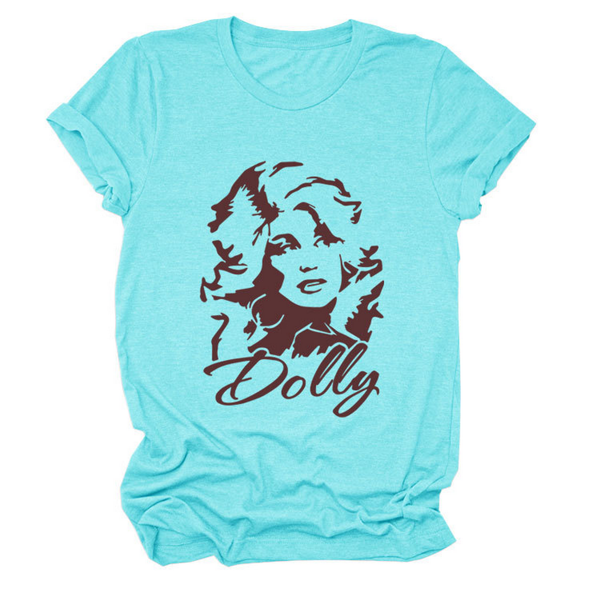 Trendy Women¡¯s Tee ? Casual Round Neck Shirt