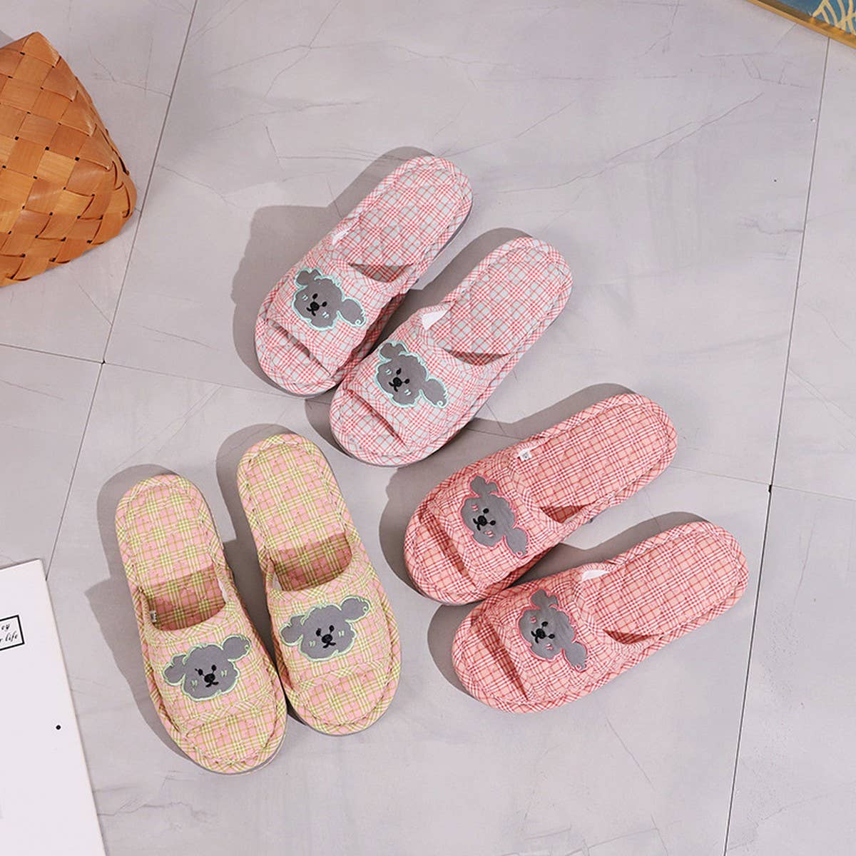 Cinnamoroll Cotton Floor Slippers 3-Layer