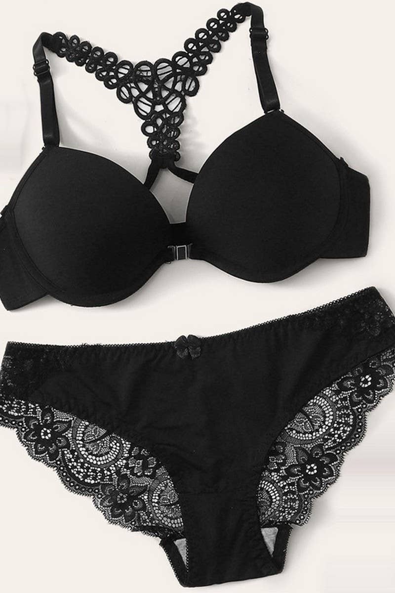 CWMU00280_SEXY LACE BRA SET FRONT CLOSURE UNDERWIRE