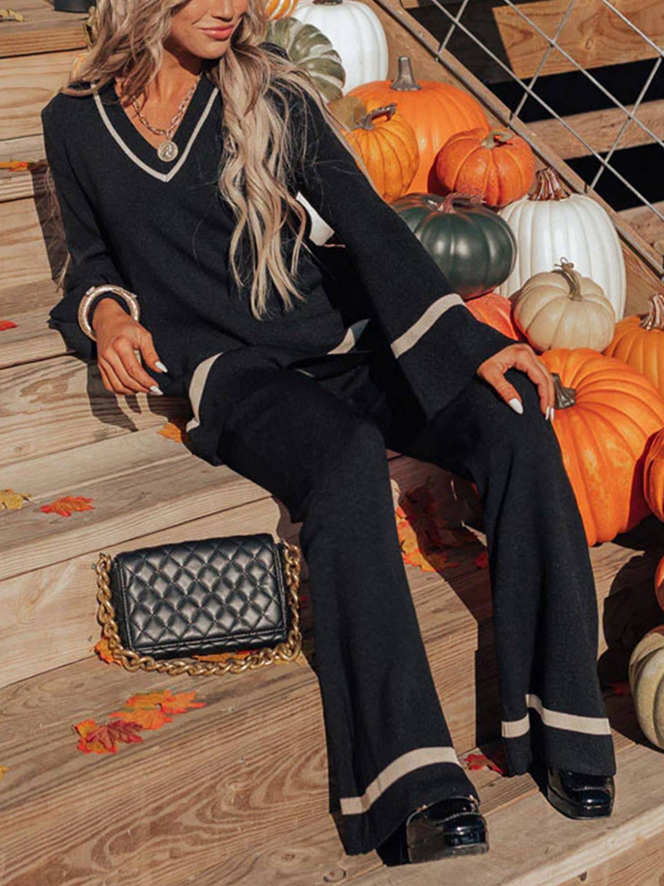 EDGE CONTRAST COLOR SET TWO-PIECE SET