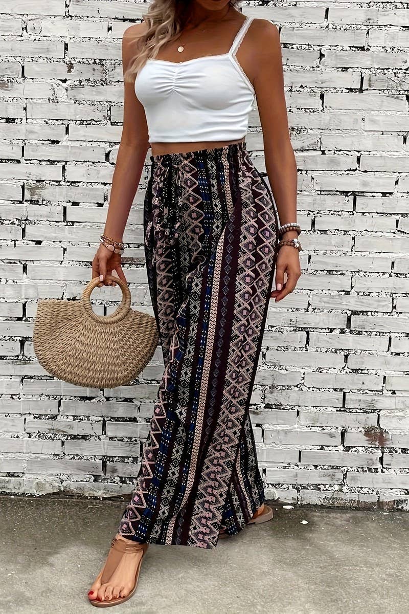 CWBLP2074_BOHO PRINT WIDE LEG VACATION LOUNGE PANTS