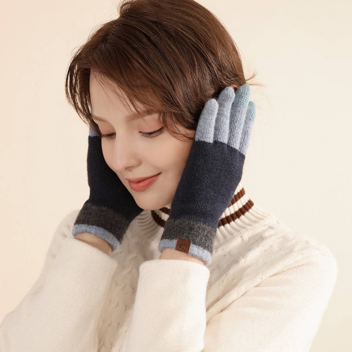 WINTER OUTDOOR COLD PROTECTION TOUCH SCREEN GLOVES_CWAG0398