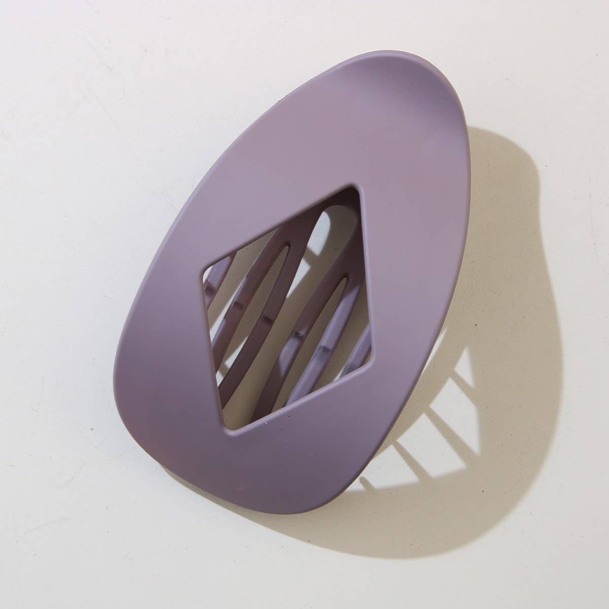 CWAHA07408_LEOPARD PRINT FLAT HAIR CLIP STYLISH GEOMETRIC