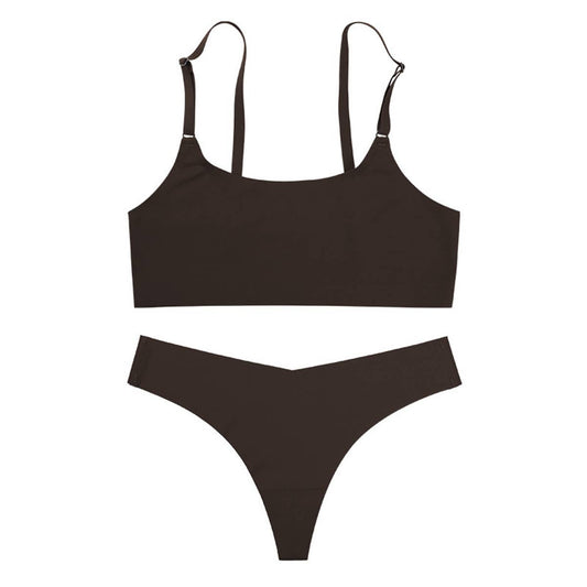 WOMEN PLUS SIZE T-UNDERWEAR BRA SET
