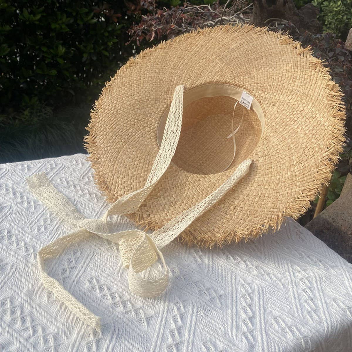 NEW TASSEL EDGE SUNSCREEN SHADING FASHIONSTRAW HAT_CWAH1170