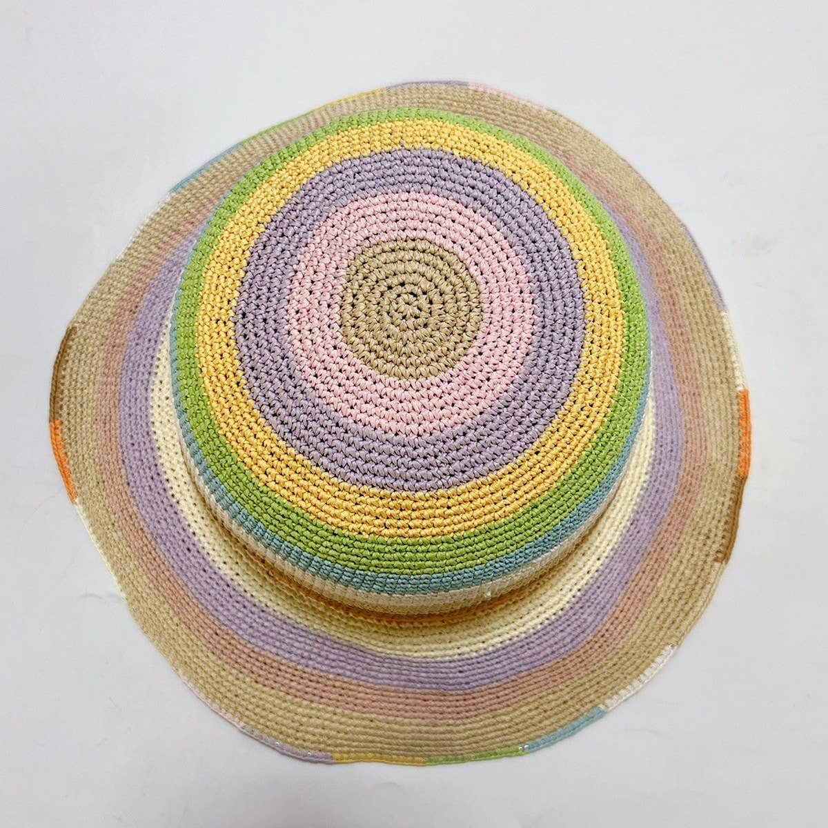 Summer colorful fashion holiday straw hat_CWAH3587
