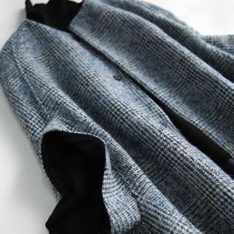 CARDIGAN CREW NECK WITH THREE-QUARTER SLEEVES