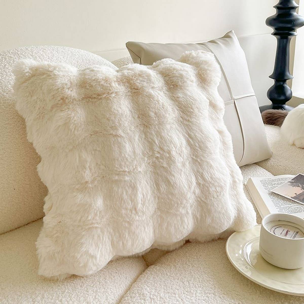 French Chic Throw Pillow Cover for Sofa or Bed