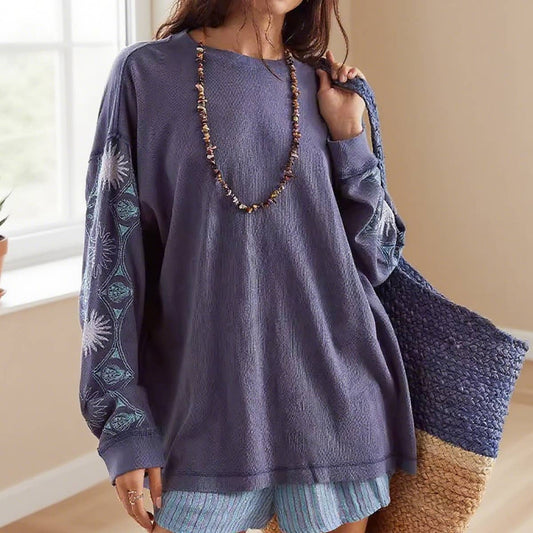 Casual fashionable round-neck pullover hoodie