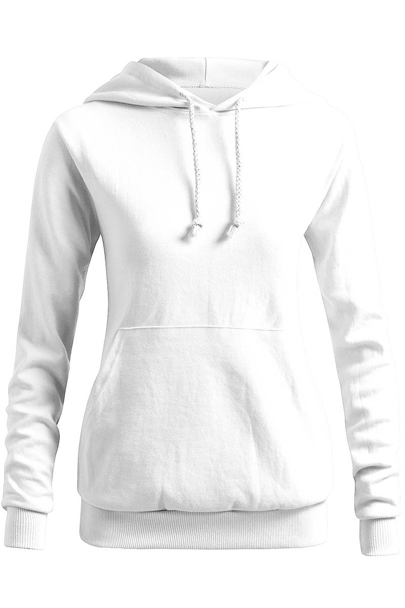 KWOHOL044_Basic Lightweight Pullover Hoodie