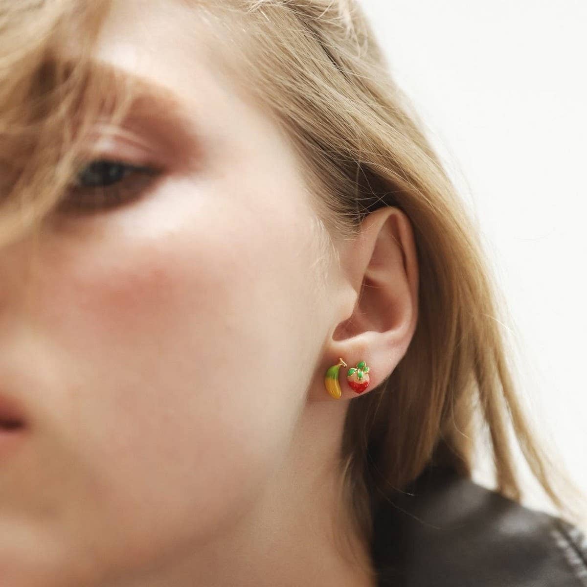 Hot Summer Fruit Earrings Watermelon Lemon Cactus