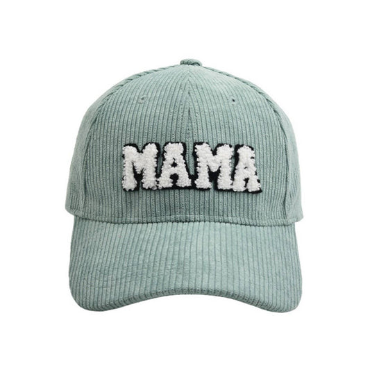MAMA Embroidered Corduroy Hat - Warm CWAH1218