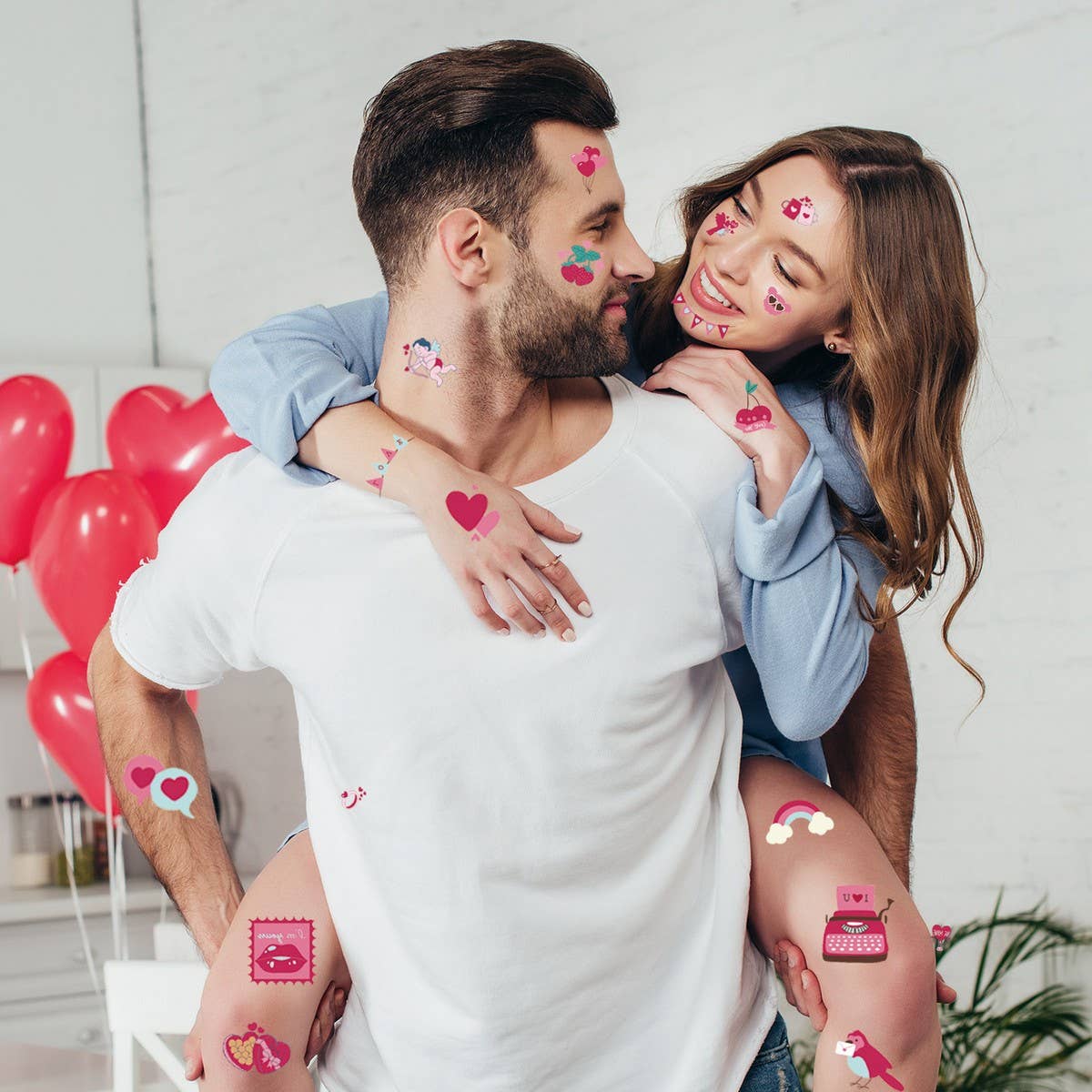 Valentine¡¯s Heart Tattoos ?Waterproof & Single Use