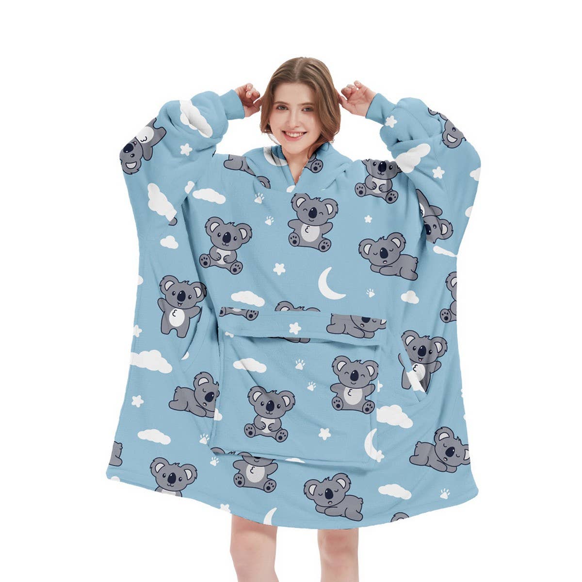 Pullover Hoodie Blanket for Outdoor & TV Lounging_CWAHA6526