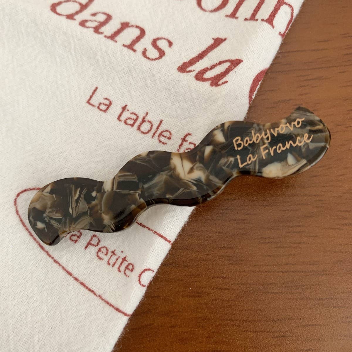 CWAHA07731_SIMPLE ACETATE HAIR CLIP SIDE BANG DUCKBILL