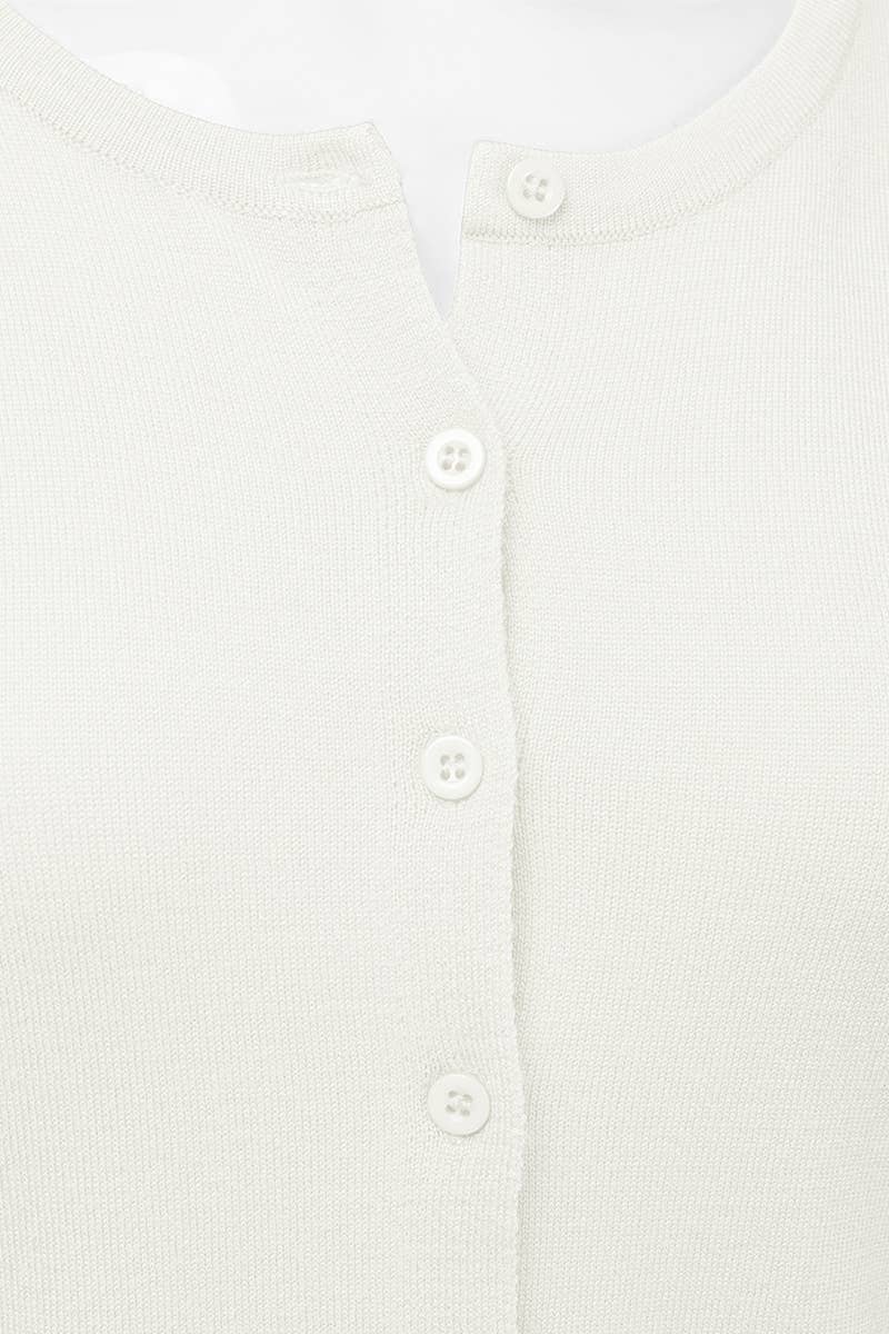 AWOCAL310_Button Down Soft Knit Long Sleeve Cardigan Sweater