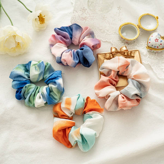 SIMPLE TIE DYE ELASTIC BAND HAIR TIE_CWAHA0842