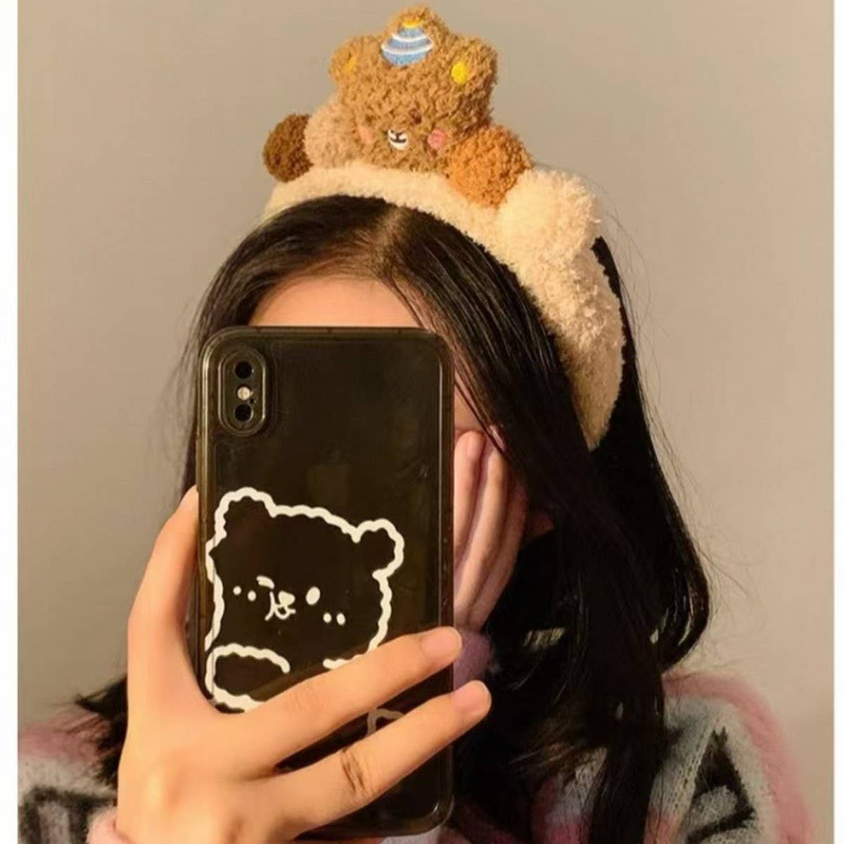 CARTOON BEAR DOLL CUTE HEADBAND_CWAHA2847