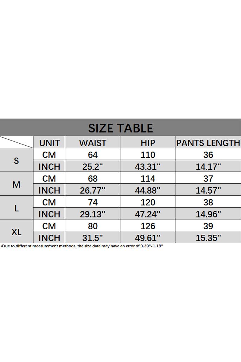 CWSS01293_BEACH TROPICAL PRINT SHORTS TWO-PIECE SET