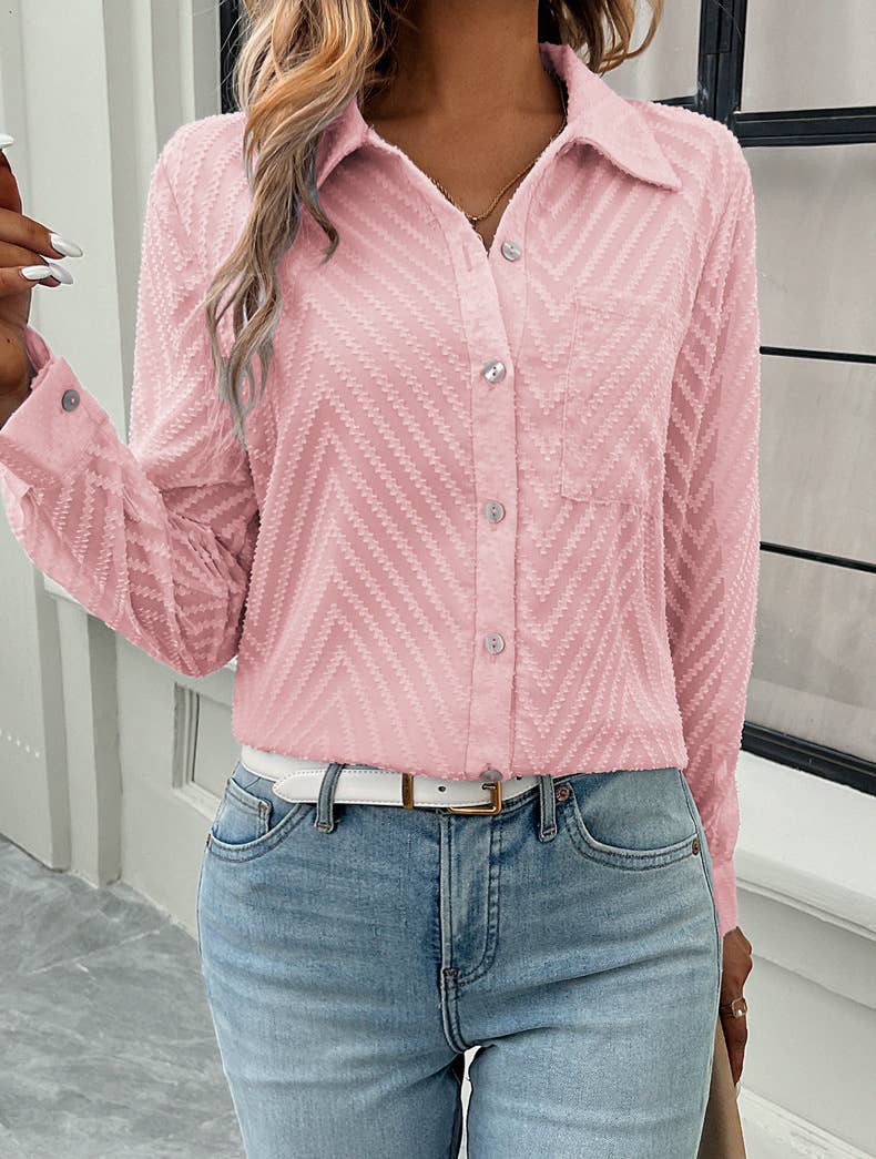 COMMUTER JACQUARD LONG-SLEEVED SHIRT