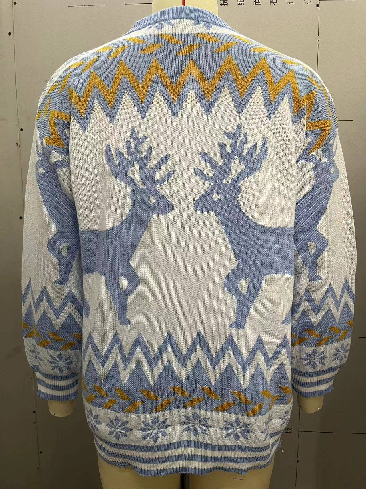 Christmas round-neck pullover knitted sweater