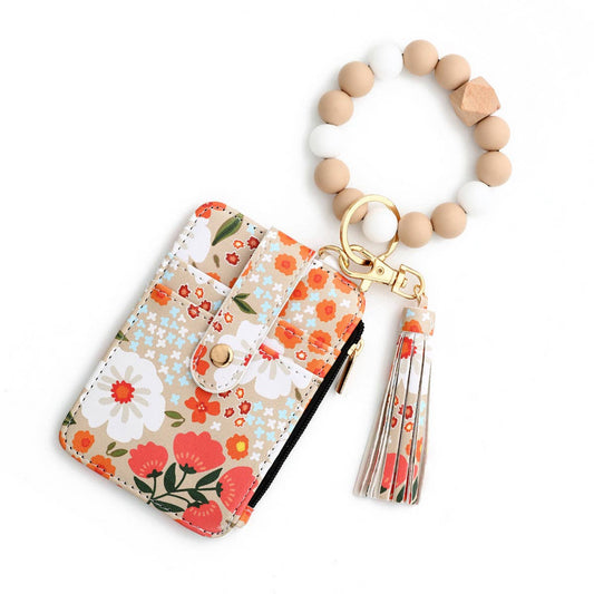 NEW ARRIVAL BRACELET FLORAL KEYCHAIN