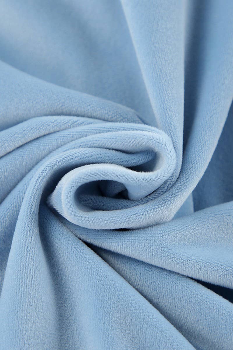 CWSPJ0345_PLUSH LONG SLEEVE LONG PANTS PAJAMAS SET