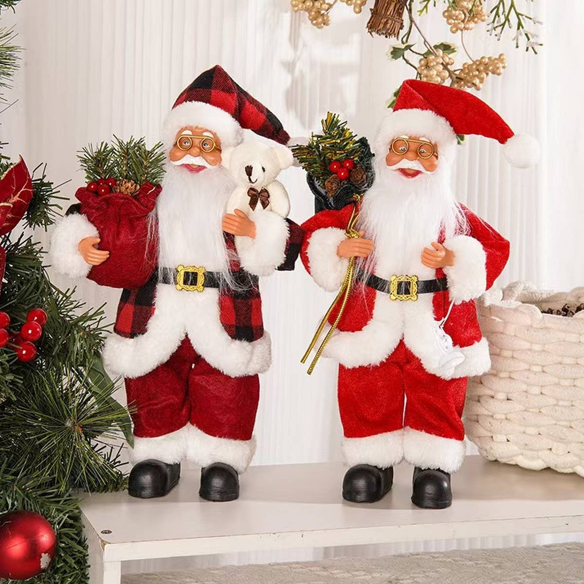 CHRISTMAS DECORATION BACKPACK OLD MAN ORNAMENTS