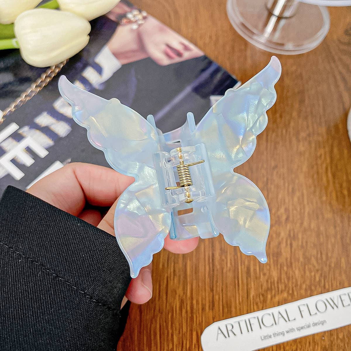 Iridescent Mermaid imitation acetic acid clip
