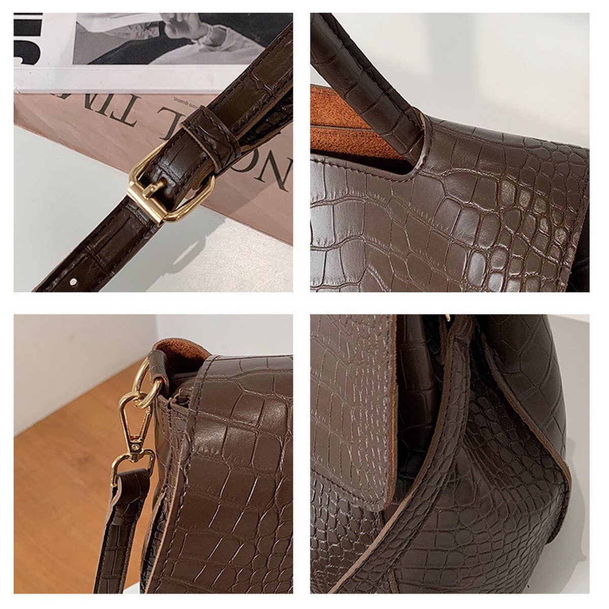 WOMEN LEATHER TOTE BAG SHOULDER BAG_CWAB1385