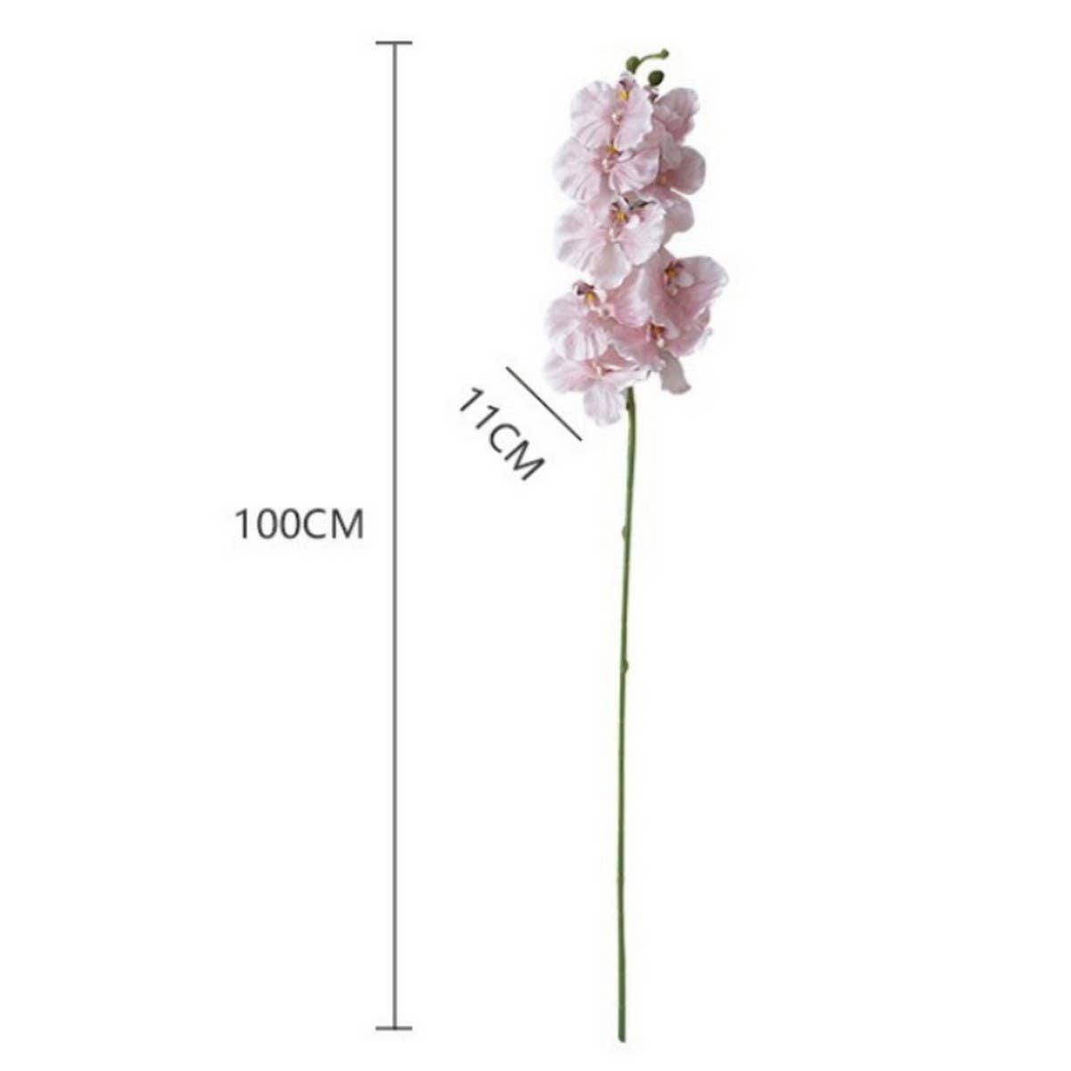 Premium Silk 9-Head Phalaenopsis Orchid Home Decor_CWMM6479