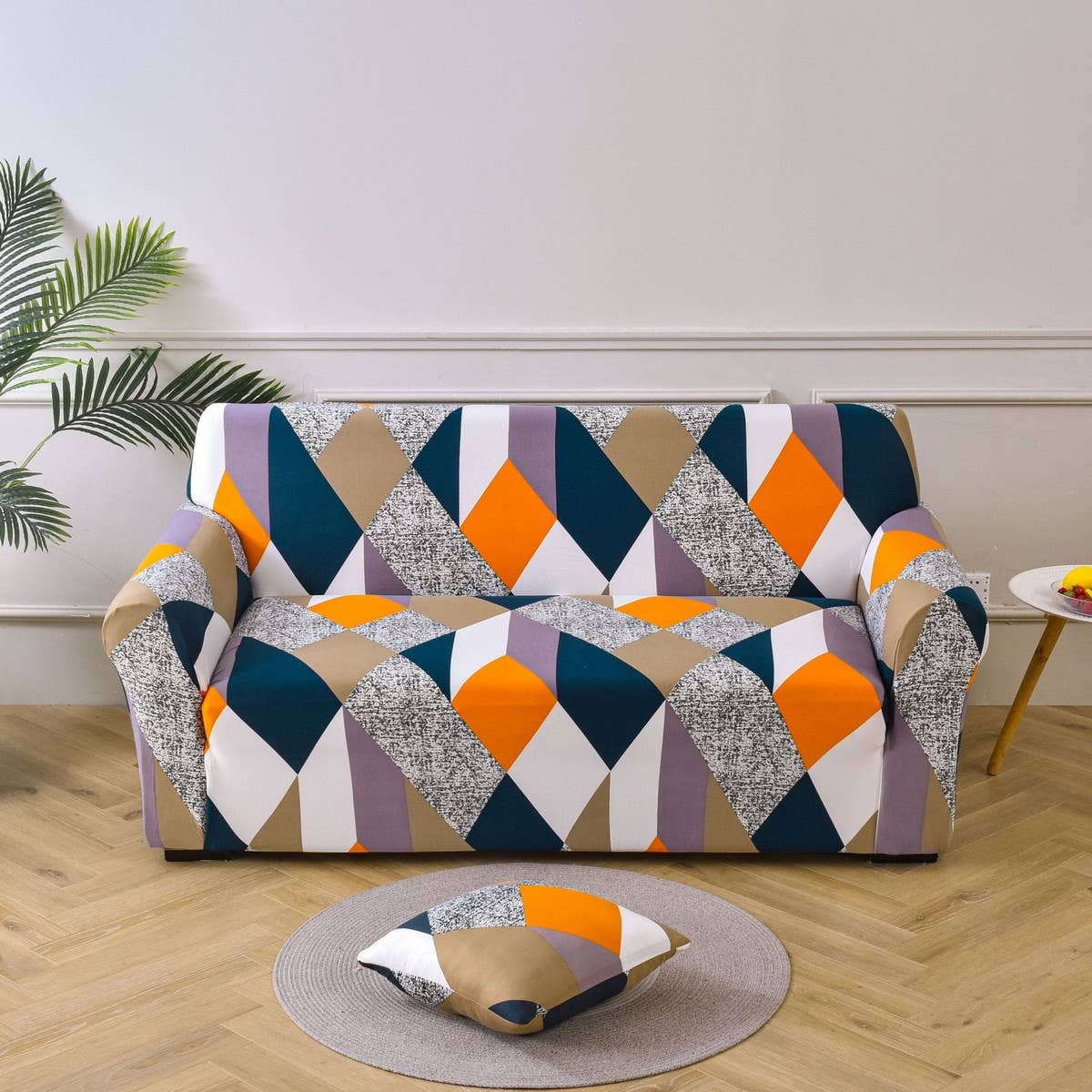 Stretch Sofa Cover, Full Wrap for All Seasons_CWMM8313