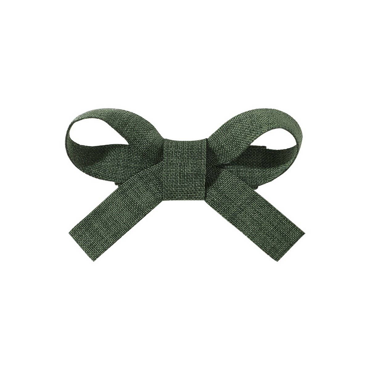 Handmade Fabric Bow Full-Cover Hair Clip for Kids