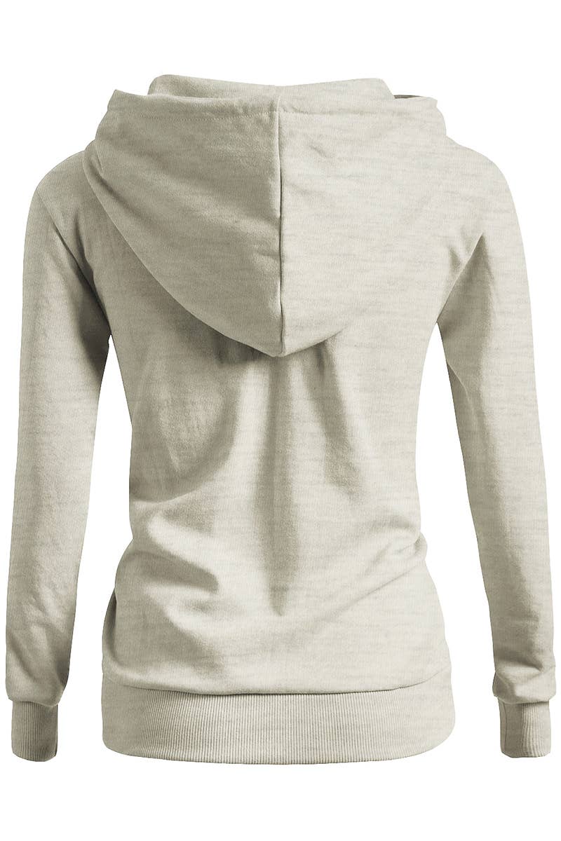 KWOHOL043_Lightweight Thin Zip-Up Hoodie Jacket